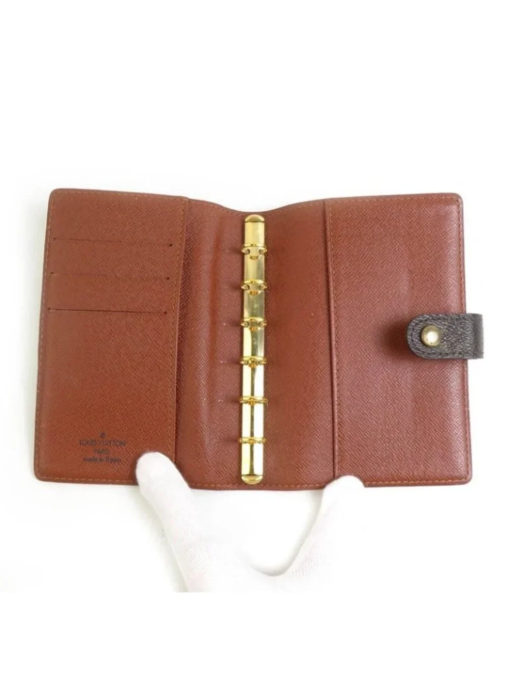 Louis Vuitton Ballpoint Pen Set Notebook Cover Monogram Agenda PM